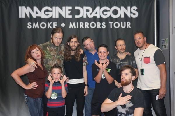 Dave with Imagine Dragons — Smoke + Mirrors Tour